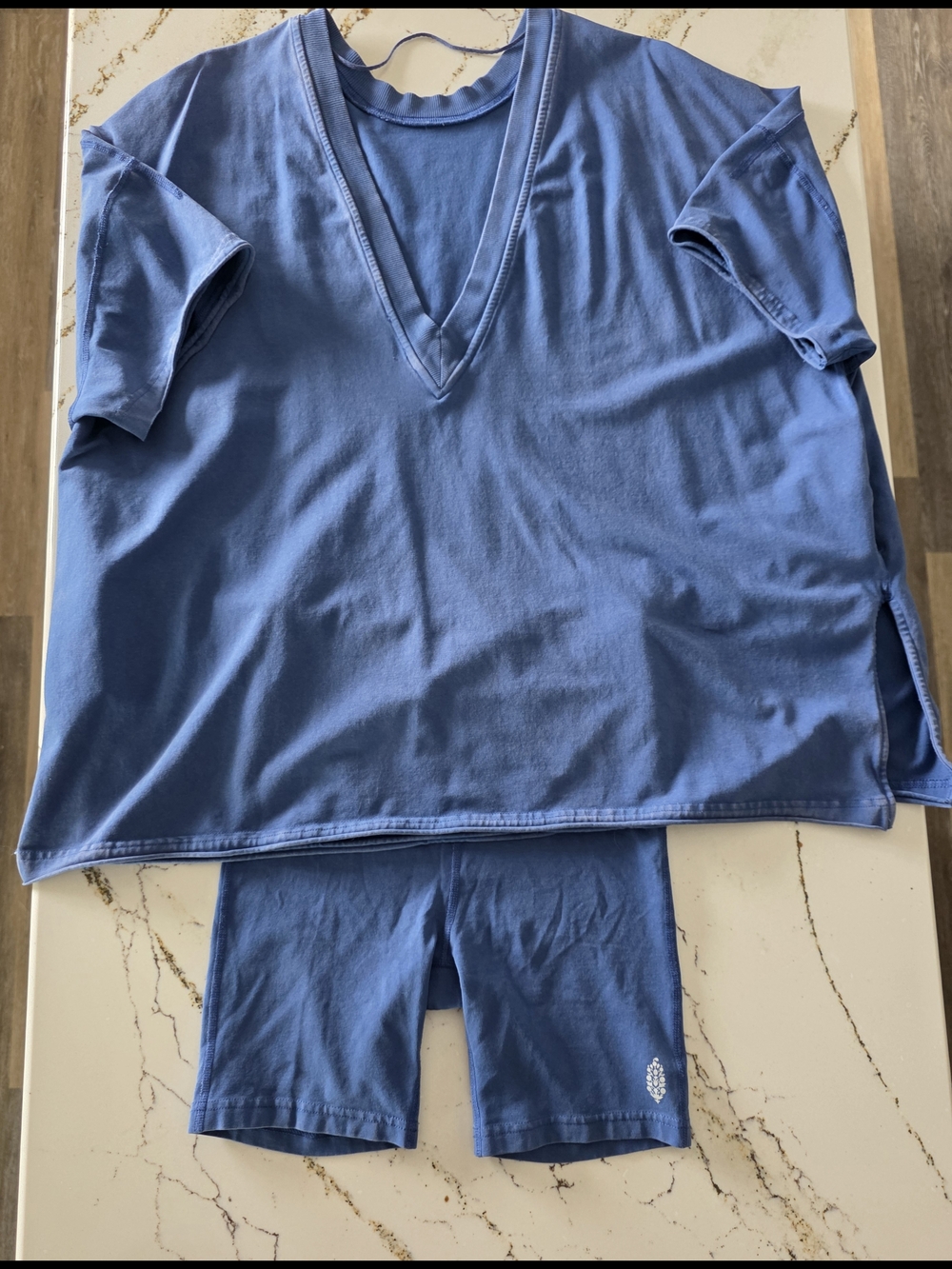 Free People Hot Shot Reversible Set in Blue